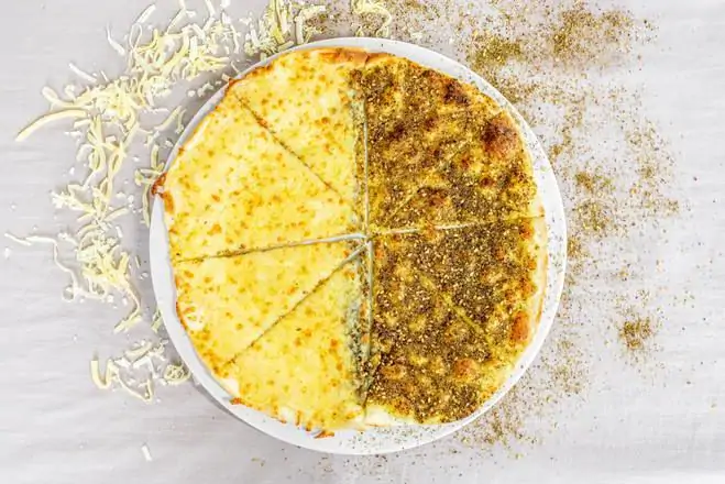 Cheese and oregano manoush